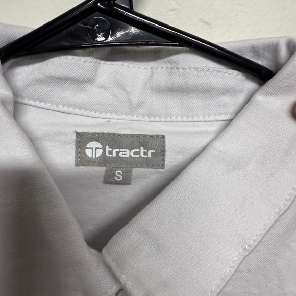 Tractr women’s Jean jacket white size small new - Picture 3 of 5